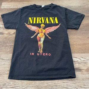 Nirvana In Utero black T-shirt S